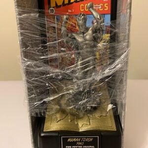Marvel Comics Human Torch 1940 Pewter Figure, number 0134 of 9998.